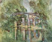 Paul Cezanne Aqueduct and Lock oil on canvas